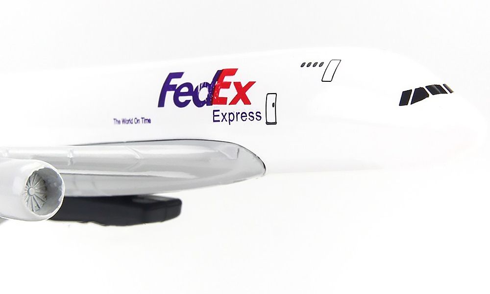 Mô hình Máy bay FedEx Express Airbus A380 16 cm Everfly